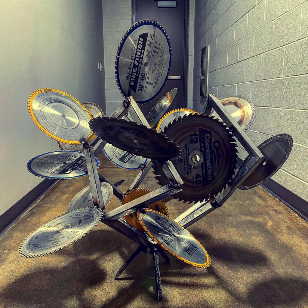Saw-Blade Sculpture